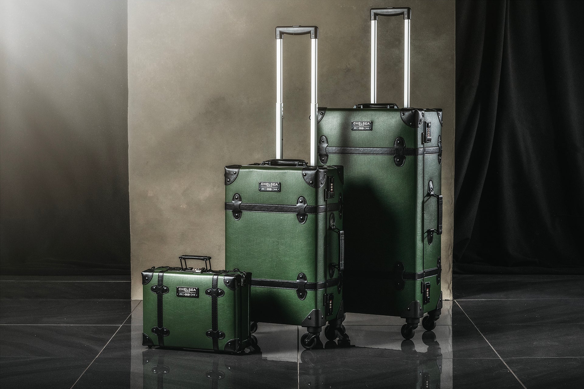 Vintage Inspired Travel Luggage Set Chelsea Truck Company