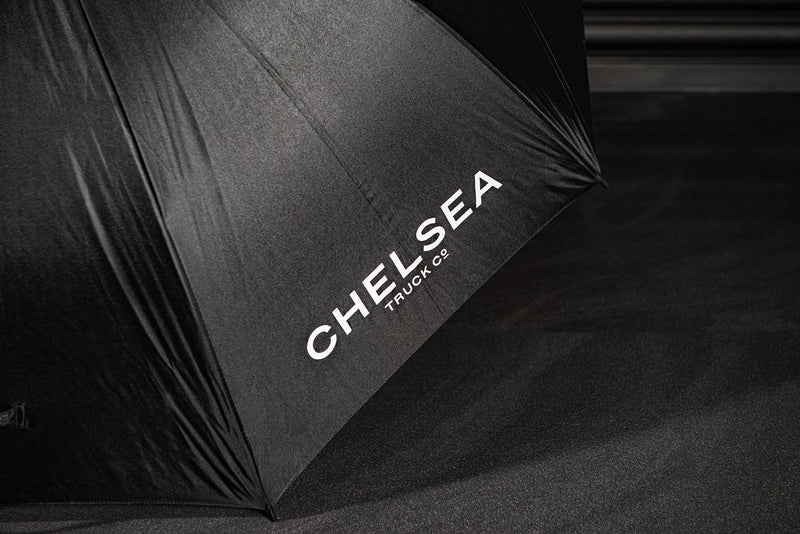 Chelsea Truck Company's Umbrella On The Heavy rain
