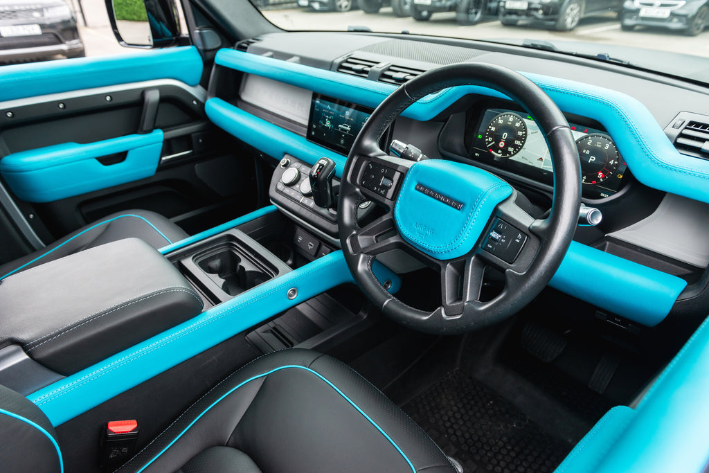 Tiffany Inspired 3D Modular Leather Interior for Land Rover Defender ...