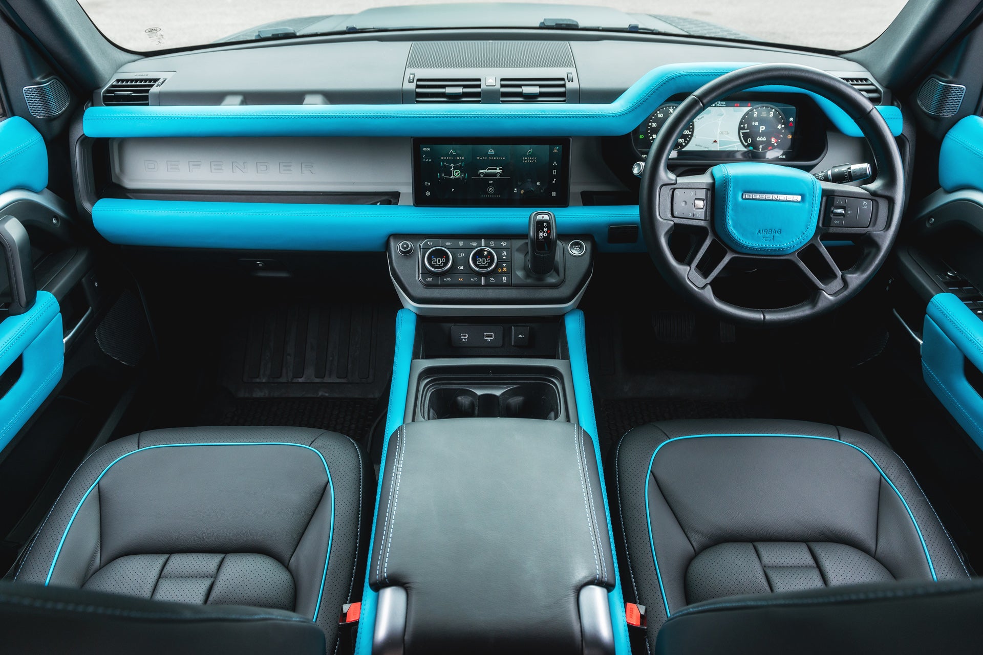 Tiffany Inspired 3D Modular Leather Interior for Land Rover Defender ...