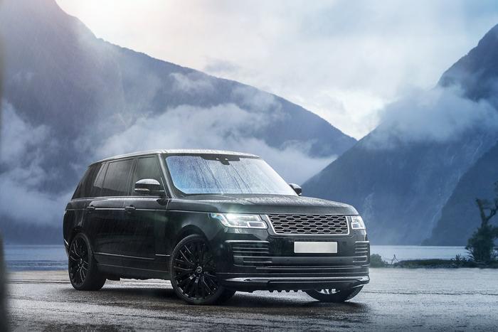 RANGE ROVER (2018-PRESENT) EXPOSED CARBON FRONT BUMPER VALANCE PACKAGE ...