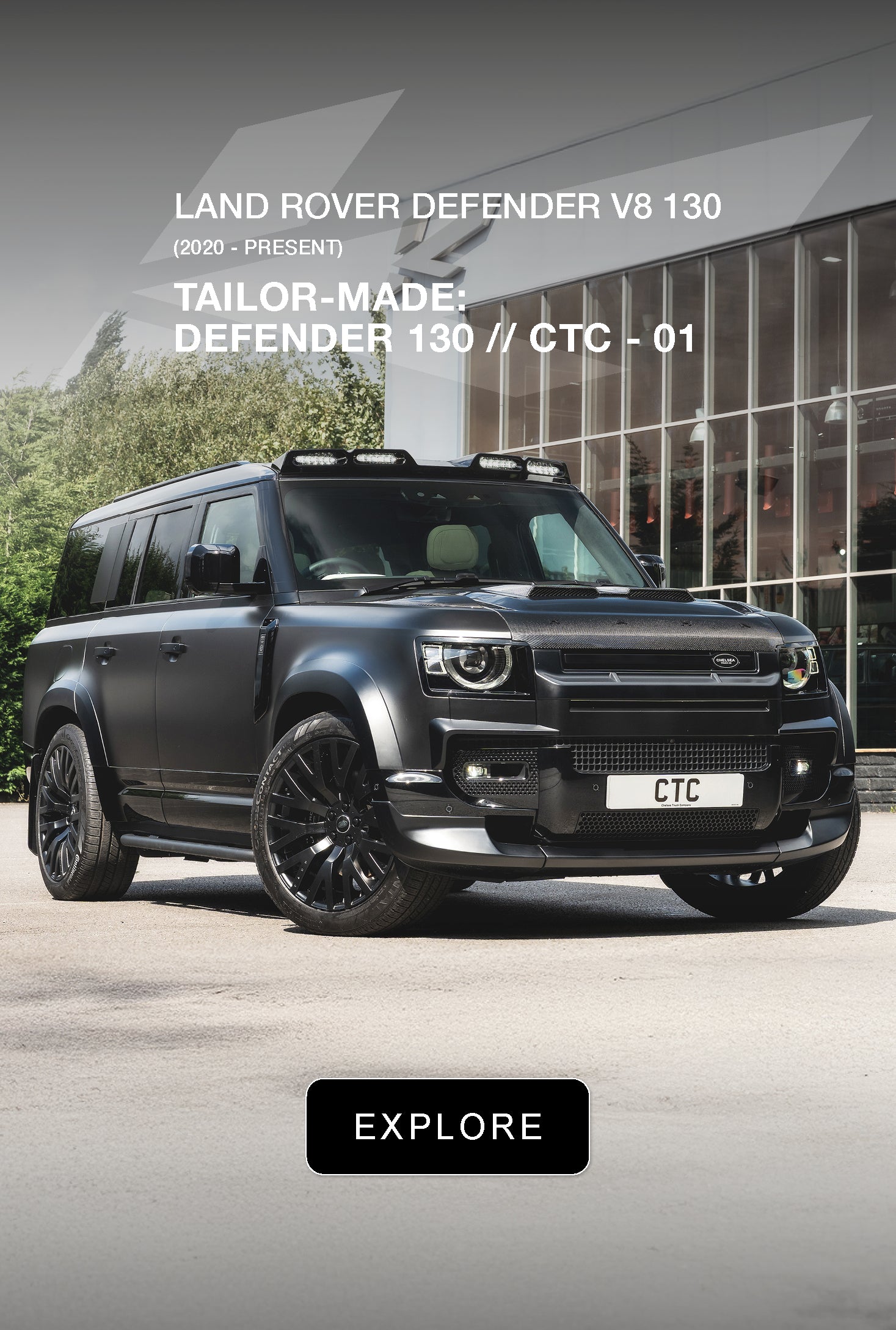 Tailor-made: Defender V8 130 // CTC - 01
