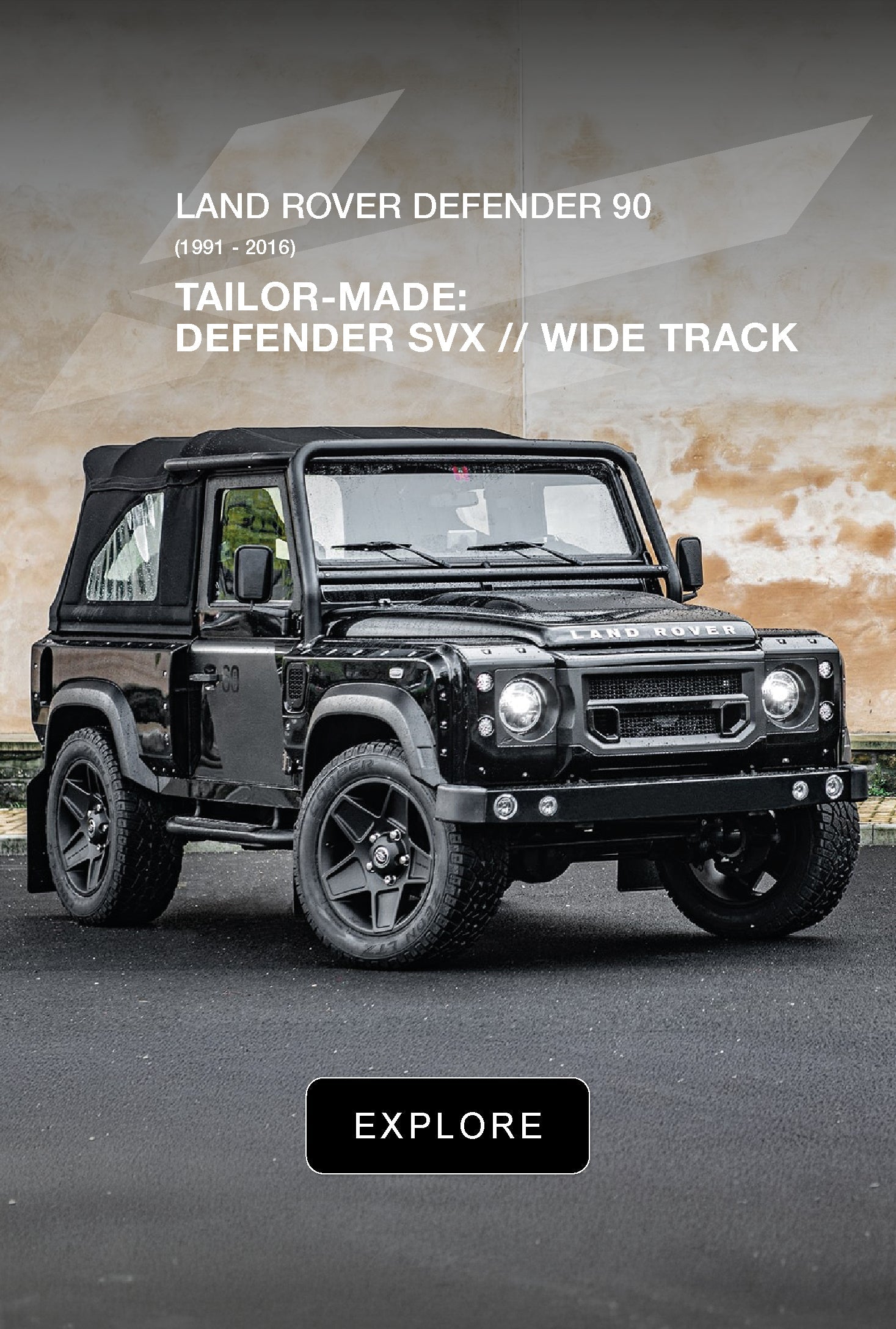 Tailor-Made: Defender 90 SVX // Wide Track