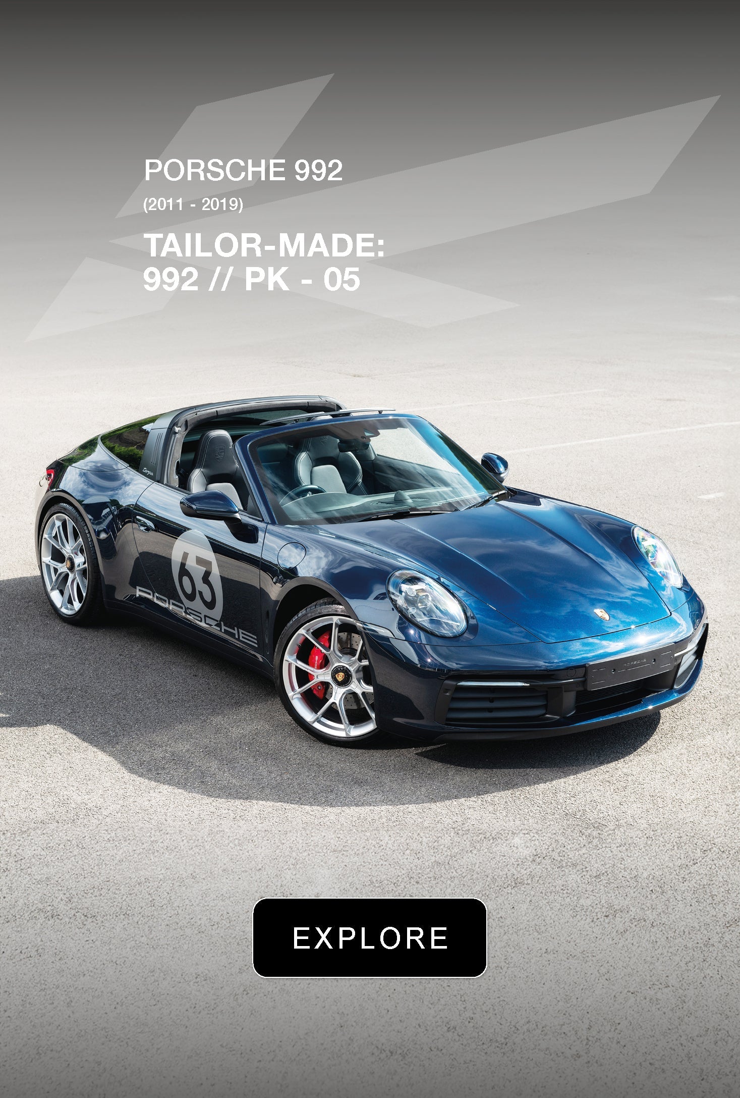 TAILOR-MADE. 992 // PK - 05