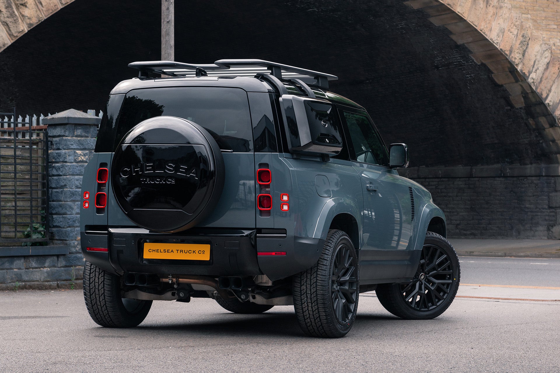Range Rover Defender Gray Land Rover Defender 90 - Grey Exterior - Project Kahn