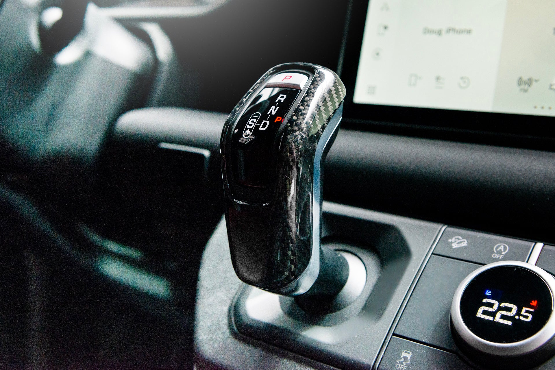 Land Rover Defender 2020 Present Carbon Fiber Gear Shift Trim Project Kahn