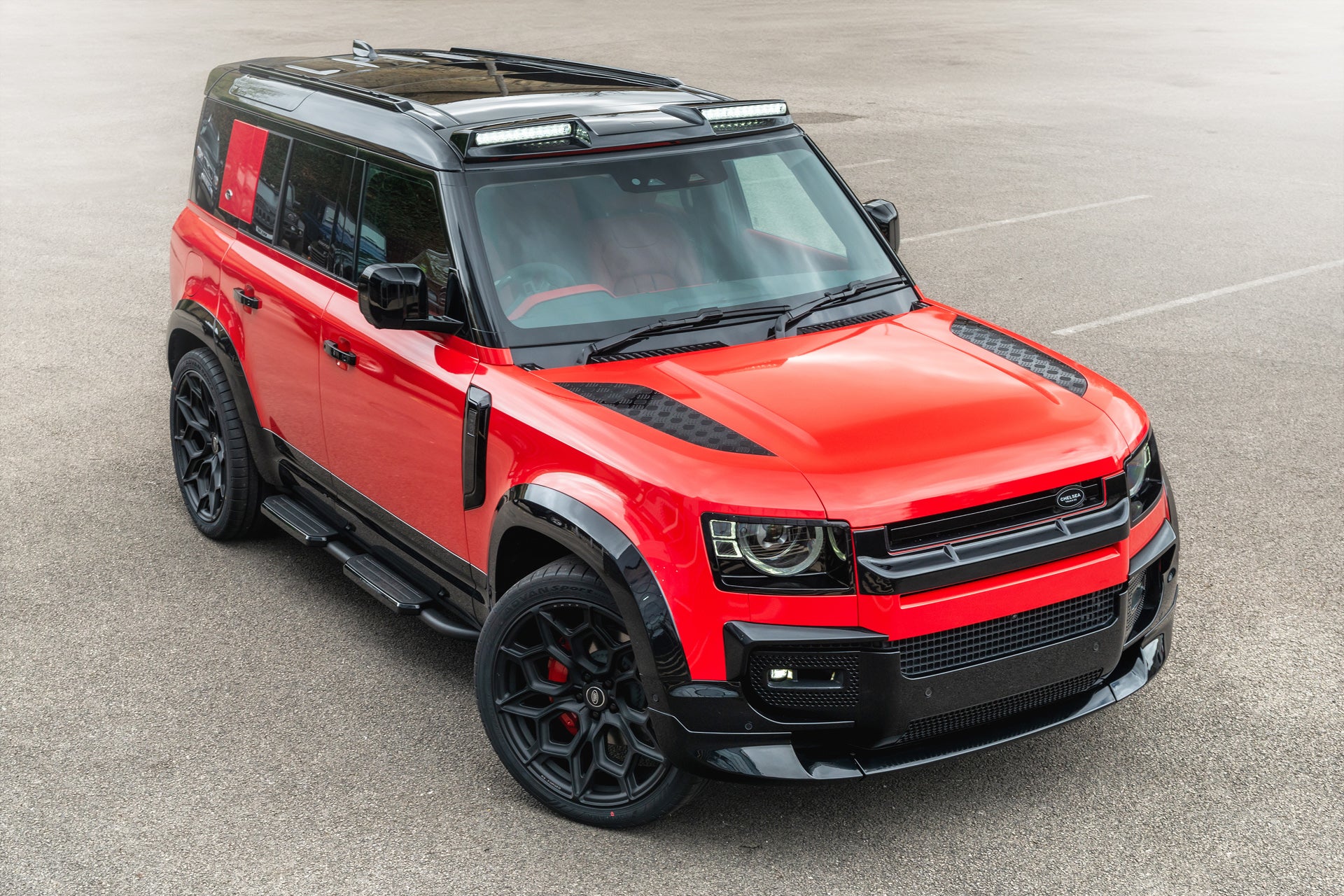 Land Rover Defender 110 - Rosso Corsa Red - Project Kahn