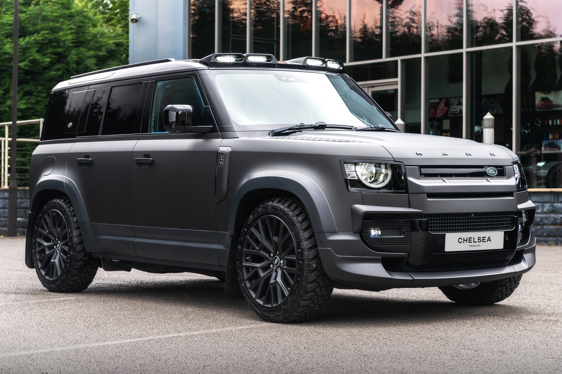 Land Rover Defender 110 in Sleek Satin Black - Project Kahn