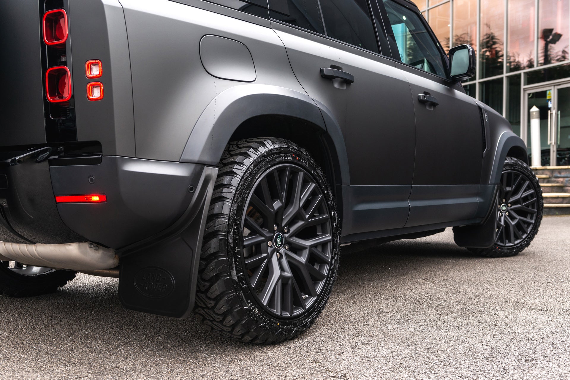 Land Rover Defender 110 in Sleek Satin Black - Project Kahn