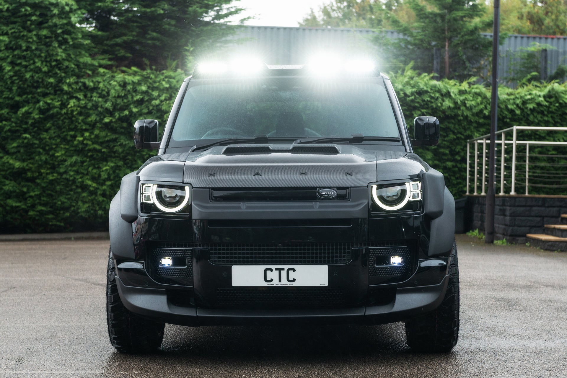 Land Rover Defender (2020-Present) Quad Roof Shield with LED Lights ...