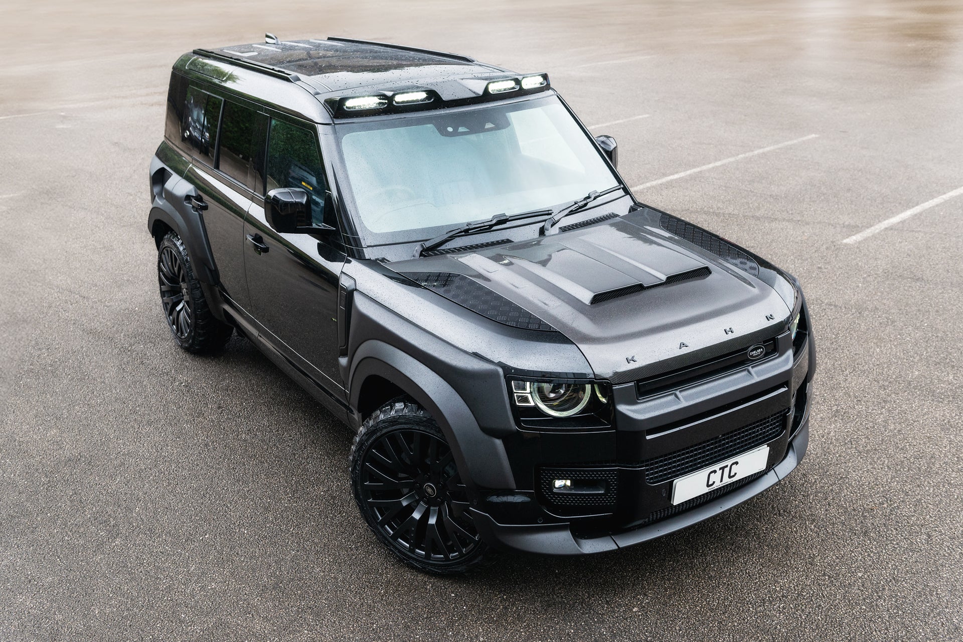 Land Rover Defender (2020 Onwards) Quad Roof Shield with LED Lights ...
