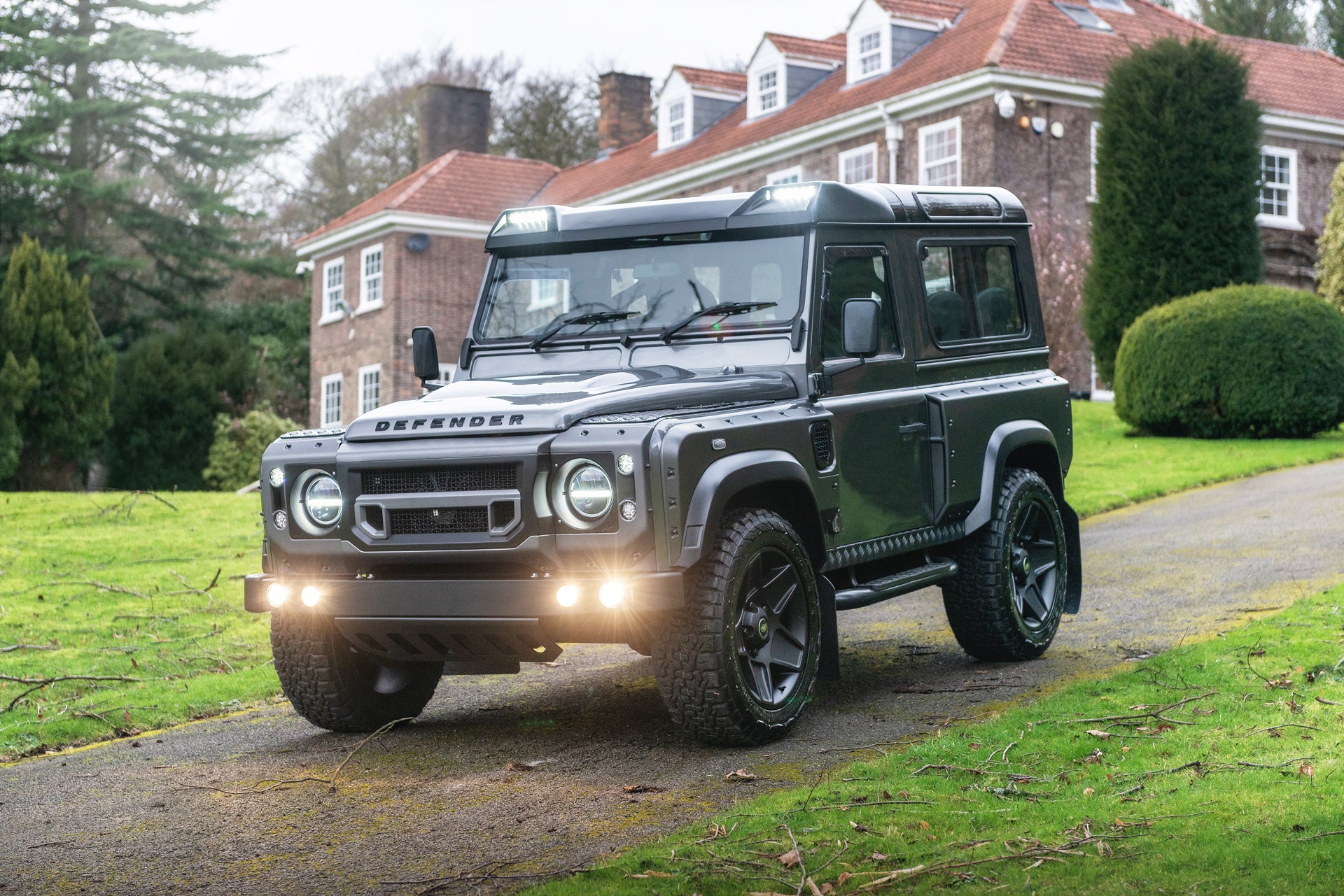 Dutch Rover Defender Conversions Classic Land Rover Defender 90 Wide Track Conversion - Project Kahn