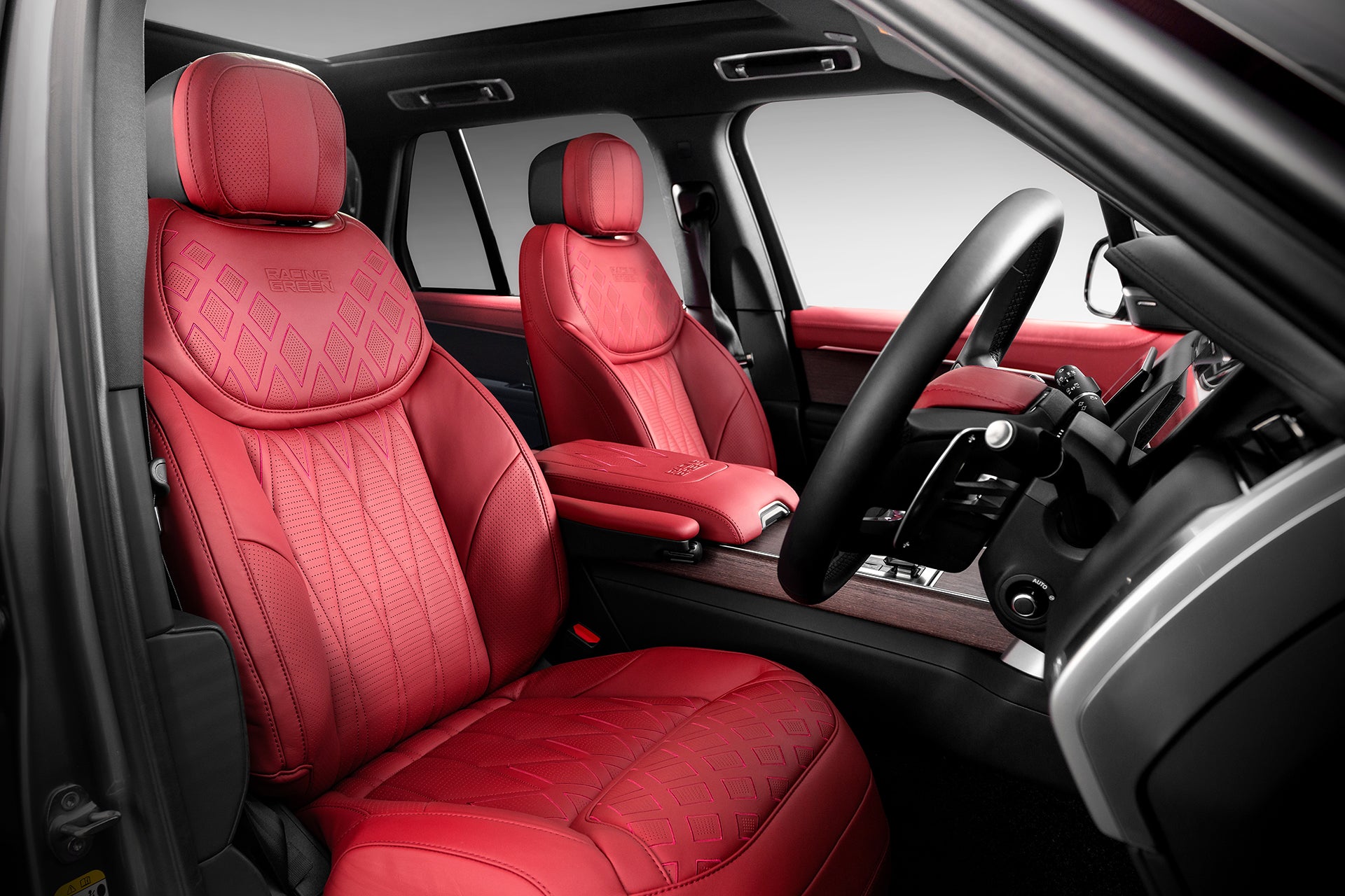Interior Del Range Rover Rojo