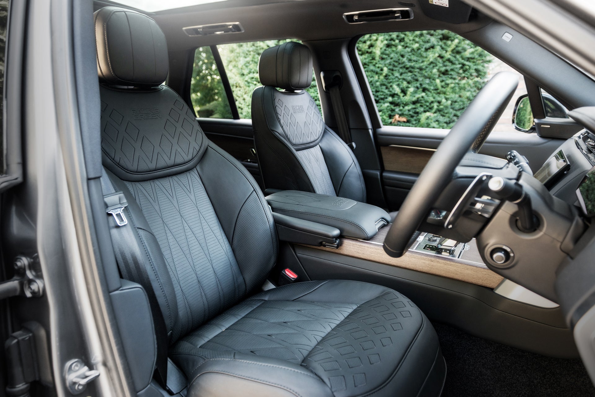 Range Rover Black Nappa Leather Interior - Project Kahn