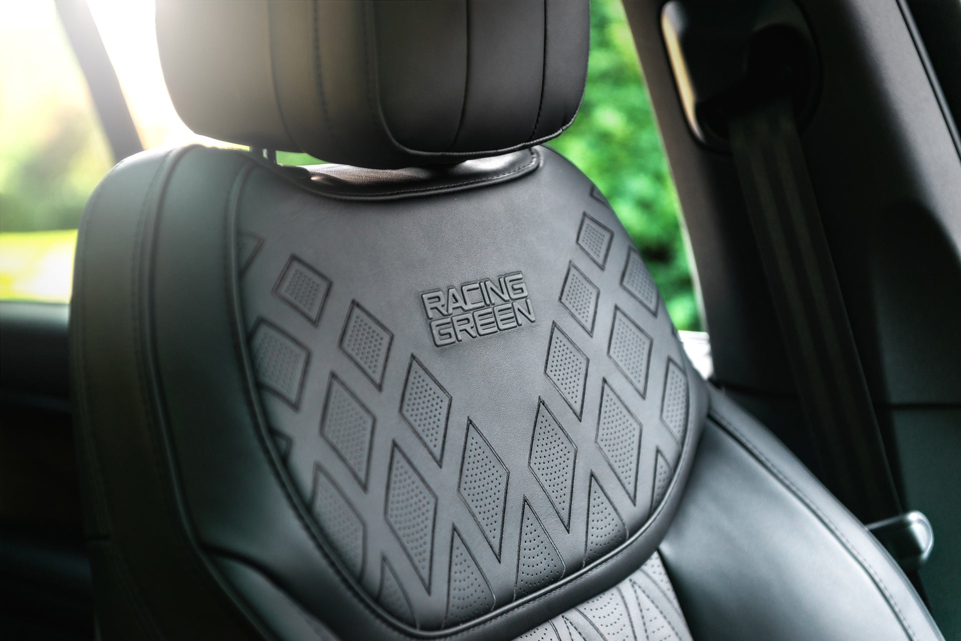 Range Rover Black Nappa Leather Interior - Project Kahn