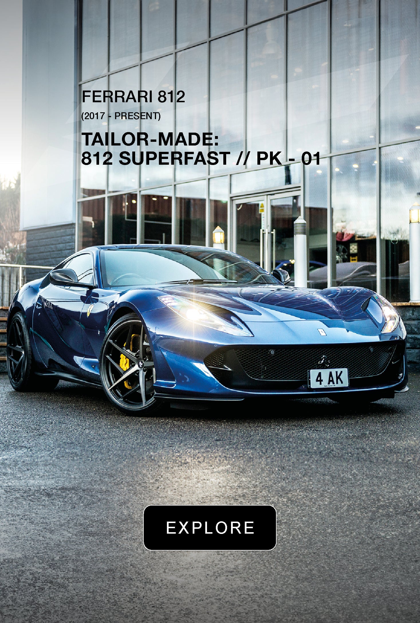 TAILOR-MADE: 812 SUPERFAST // PK - 01