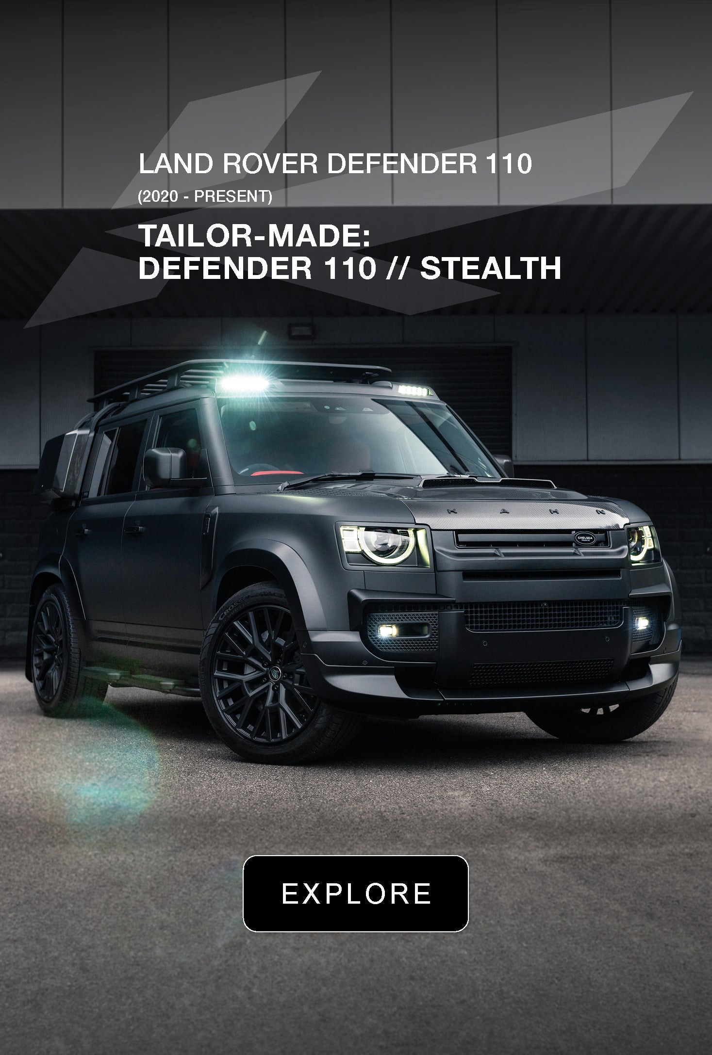 Tailor-made: Defender 110 // Stealth Edition