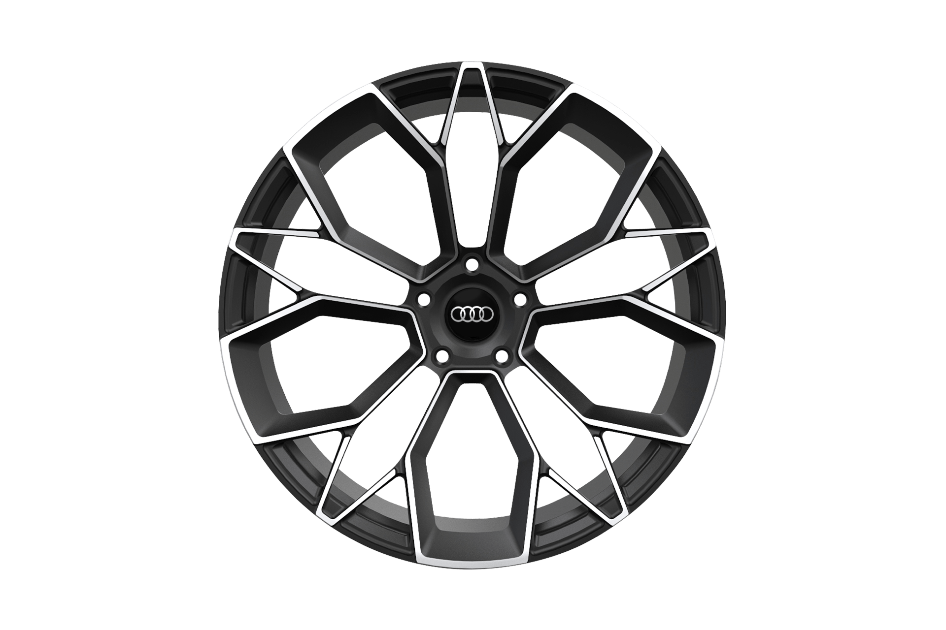 Wide Angle Of Audi SQ7 Type 53 RS-Forged Light Alloy Wheels - Project Kahn