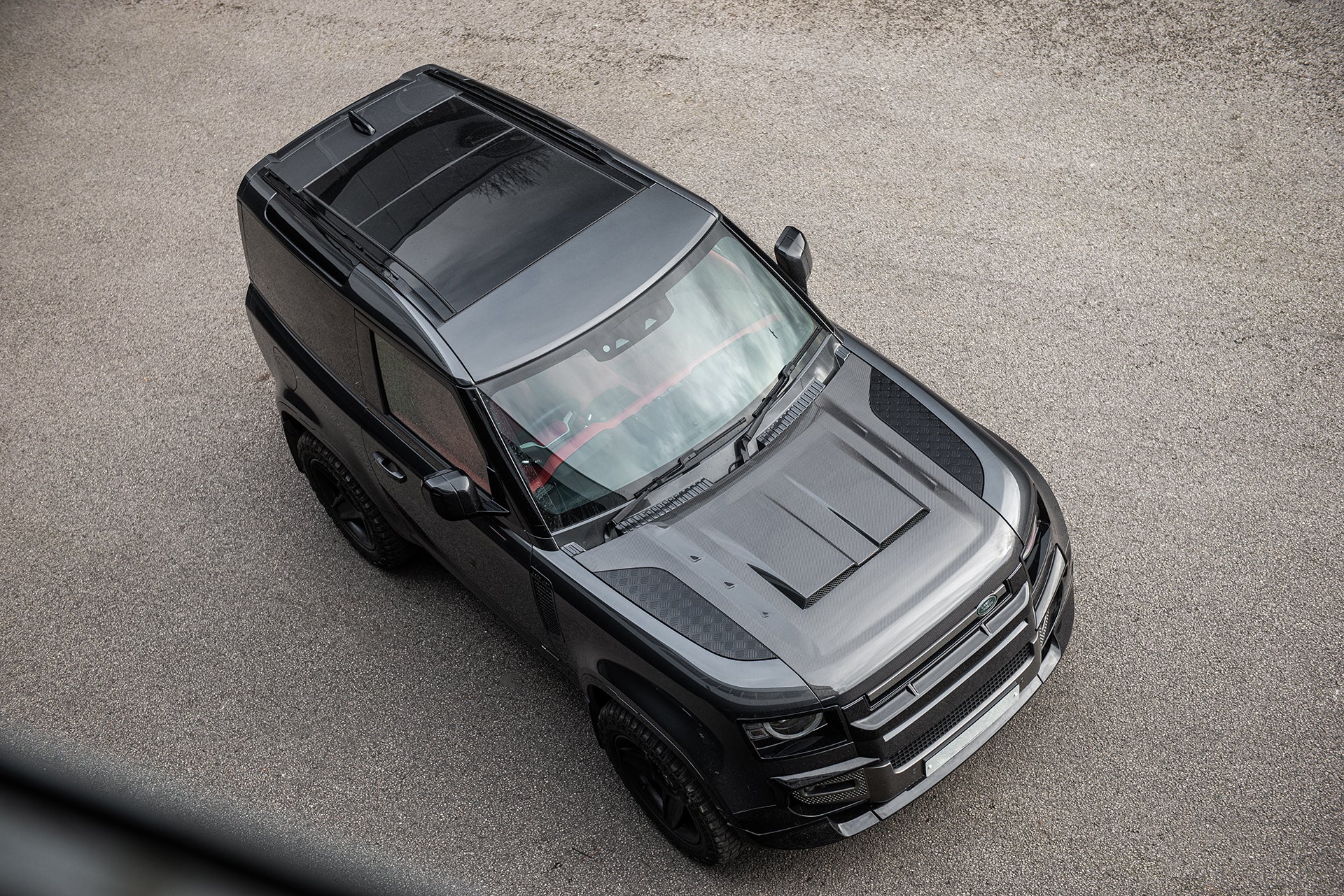 Land Rover Defender (2020-Present) Exposed Carbon Vented Bonnet ...