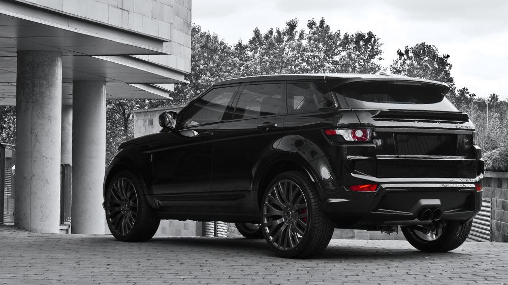RANGE ROVER EVOQUE Kahn Rear Seat Entertainment Package Kahn Tuning For The Range Rover Evoque RS Sport