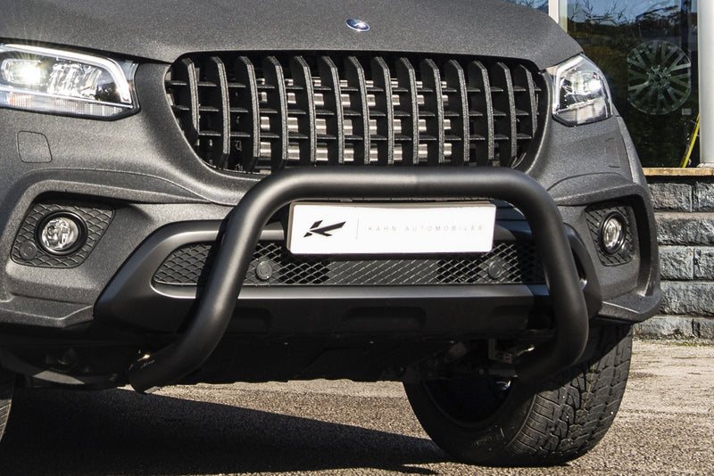 Close Up Shot Of Mercedes X-Class (2019-Present) Front Bumper A-Bar In Black 