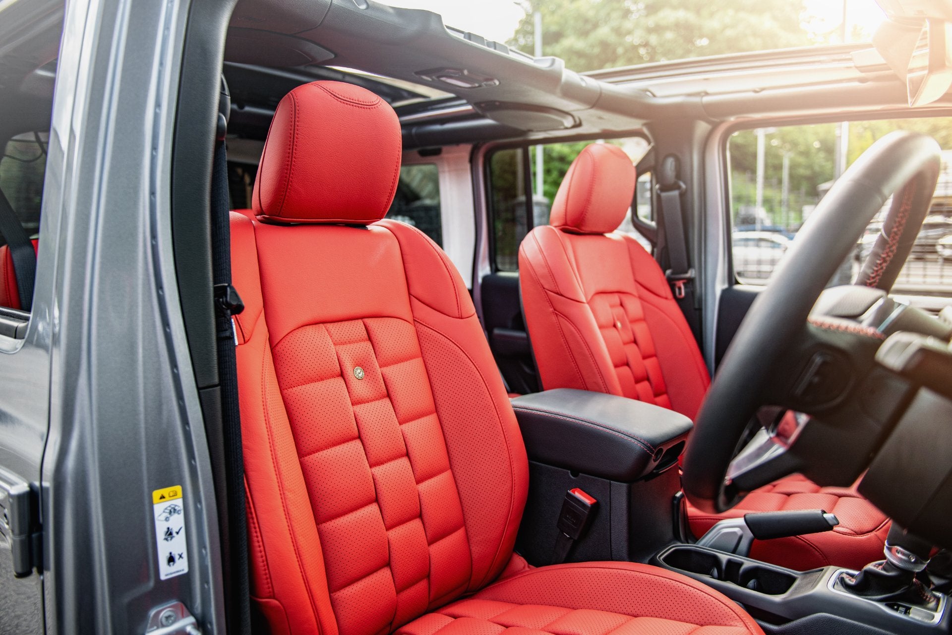 Jeep Wrangler JL 4 Door Soft Top Leather Interior