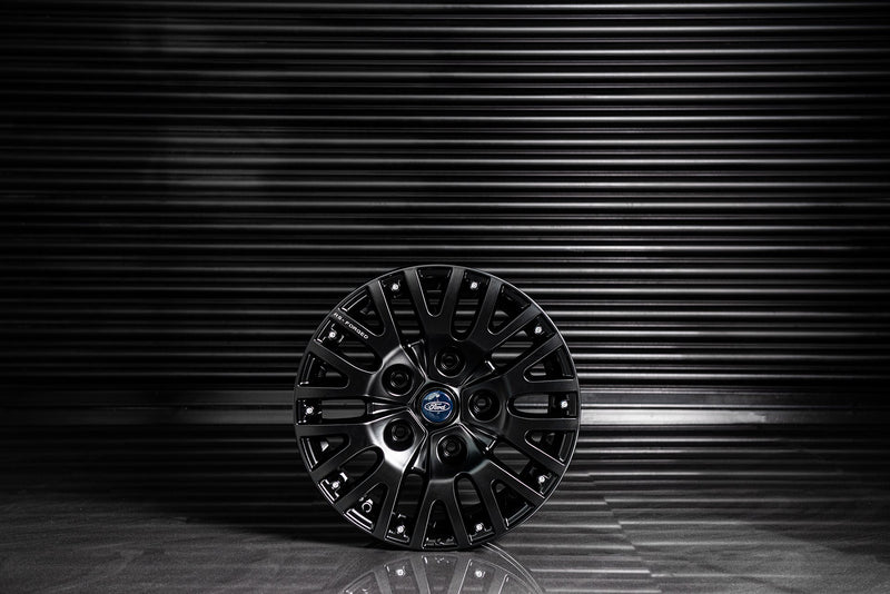 Top Angle Of The Ford Transit ( 2012 - Present ) With Alloy Wheels Crafted By Kahn - ford transit van alloy wheels