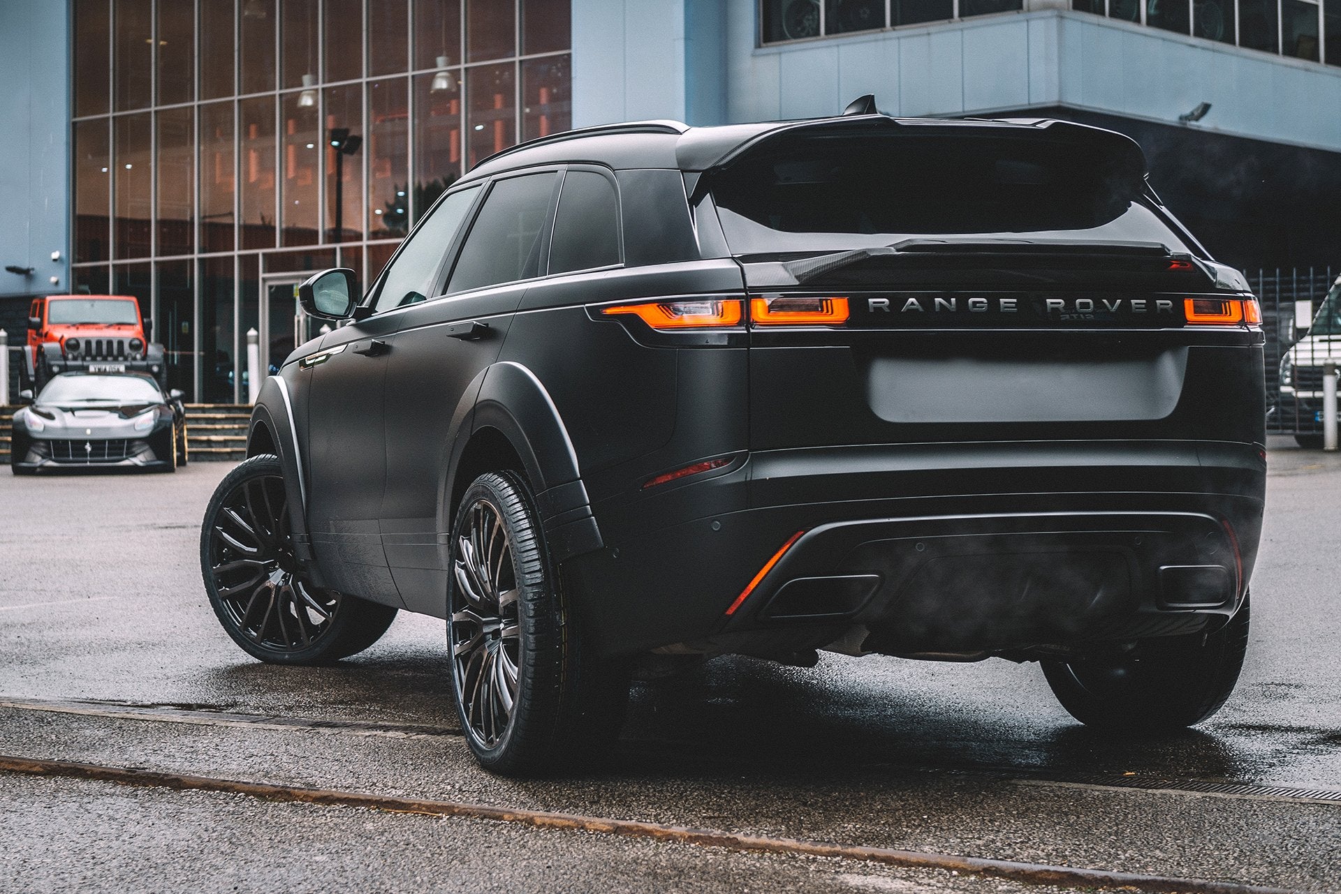 Range Rover Velar (2017) Carbon Large Upper Rear Roof Wing by Kahn ...
