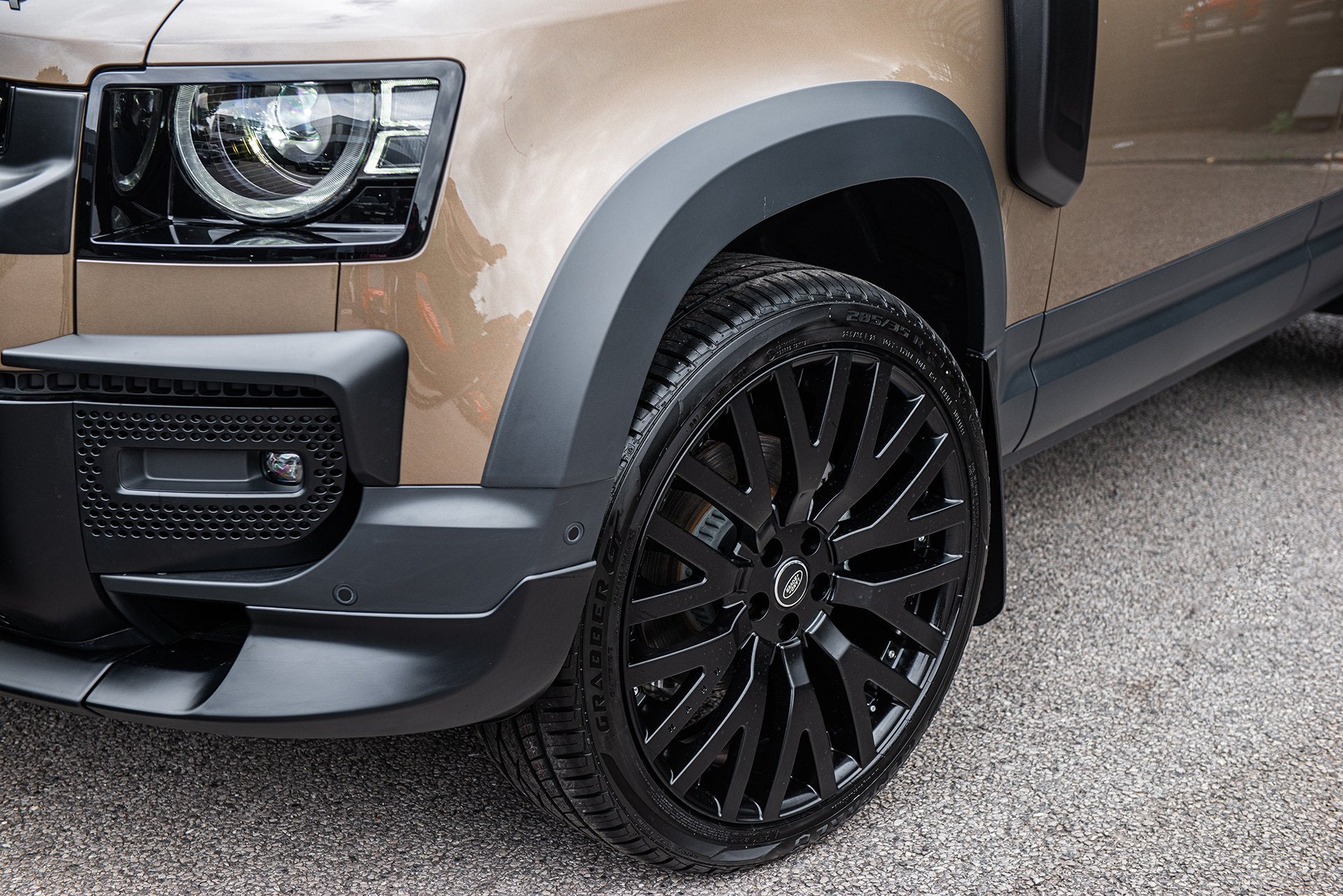 Range Rover Defender 110 Rear Land Rover Defender 110 (2020 Onwards) Front and Rear Wheel Arches ...