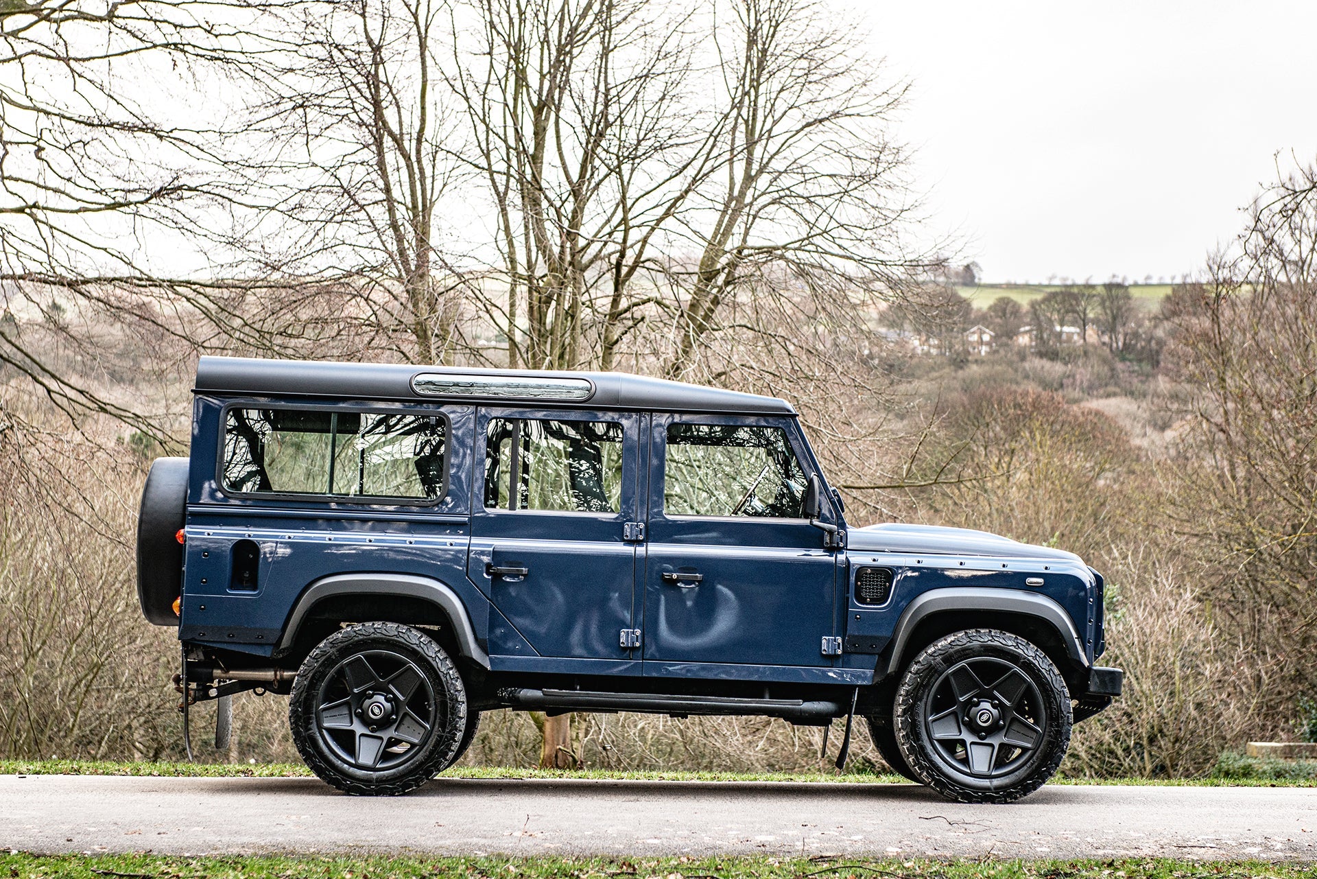 Land Rover 110 Models Classic Land Rover Defender 110 - Blue Exterior - Project Kahn