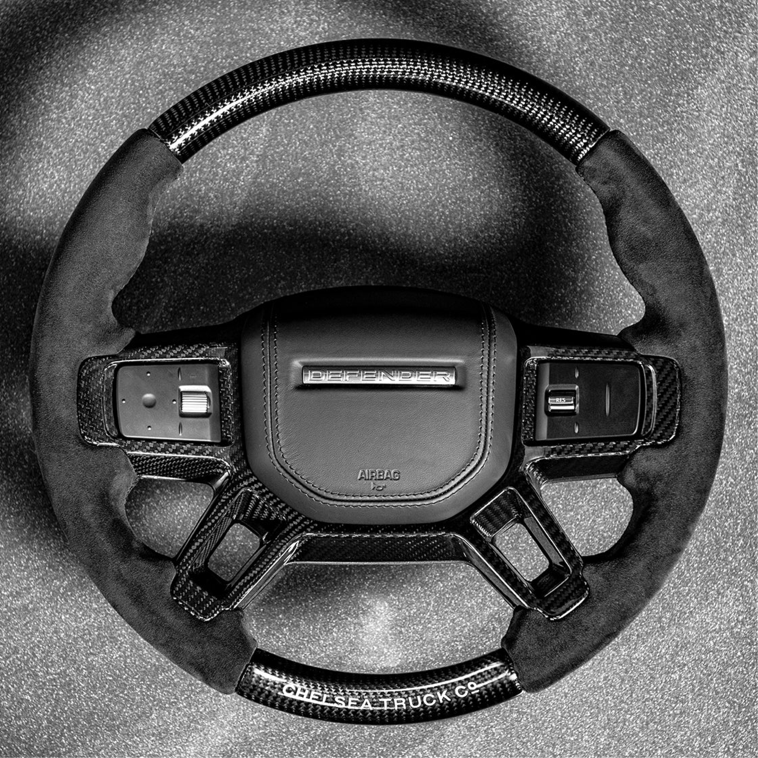 Full Carbon Steering Wheel For defender 
