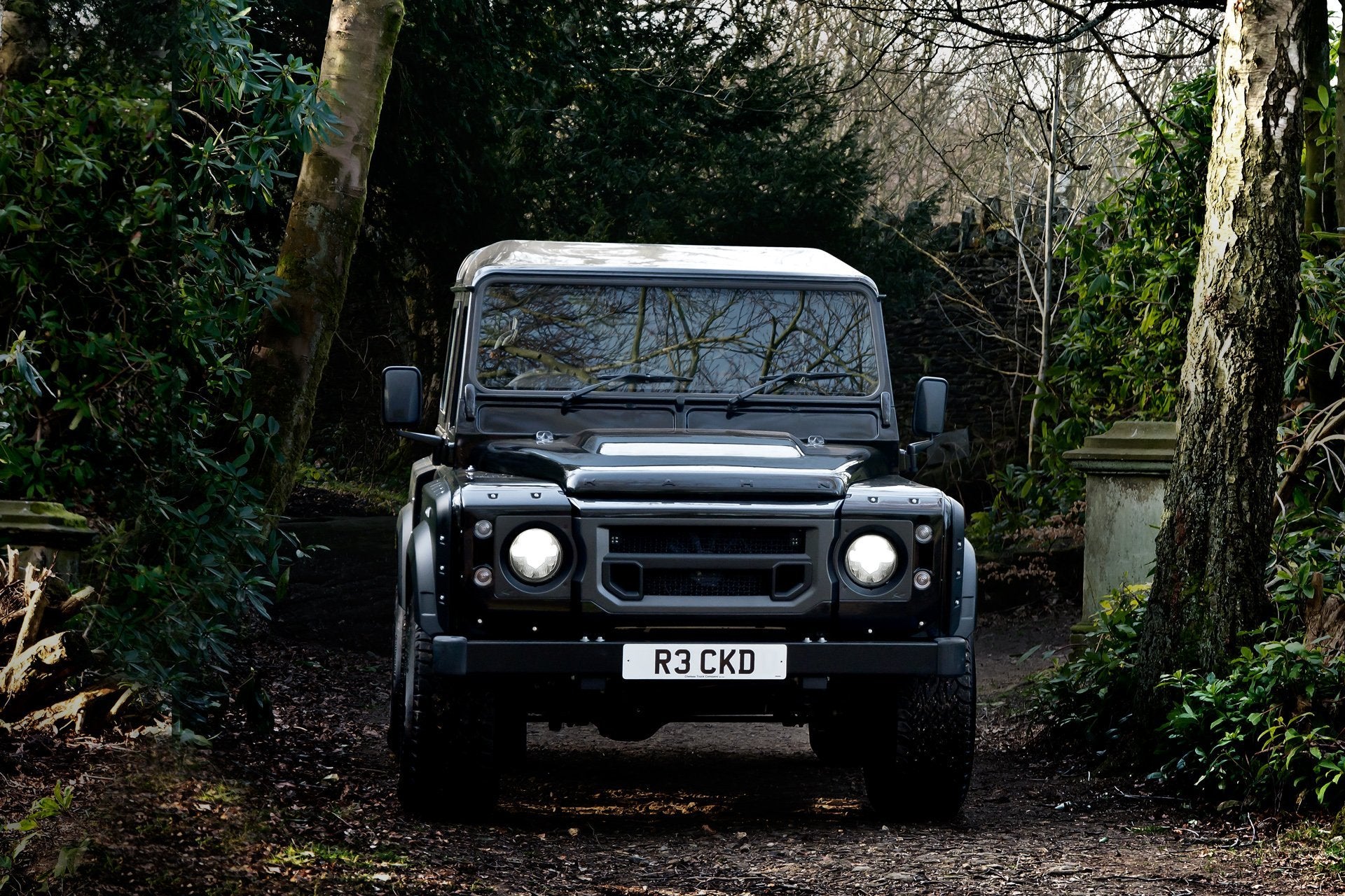 Land Rover Defender Front Grille Headlight Surrounds | Project Kahn