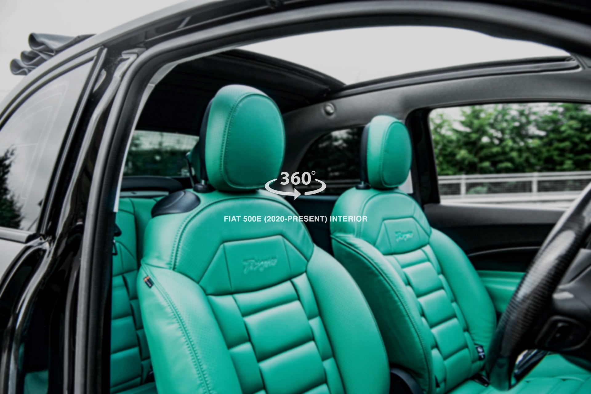 Fiat 500E (2020-Present) Leather Interior 360° Tour
