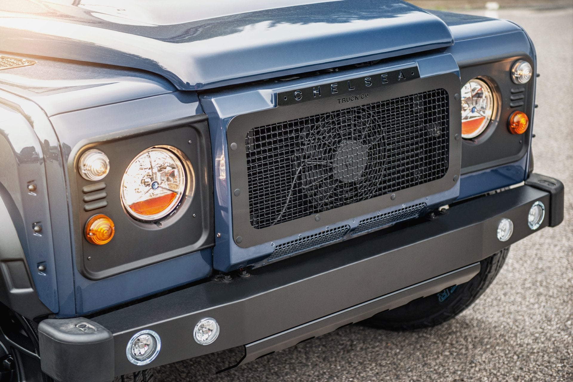 Land Rover Defender 110 (1991-2016) Front Grille Stainless Steel Mesh ...