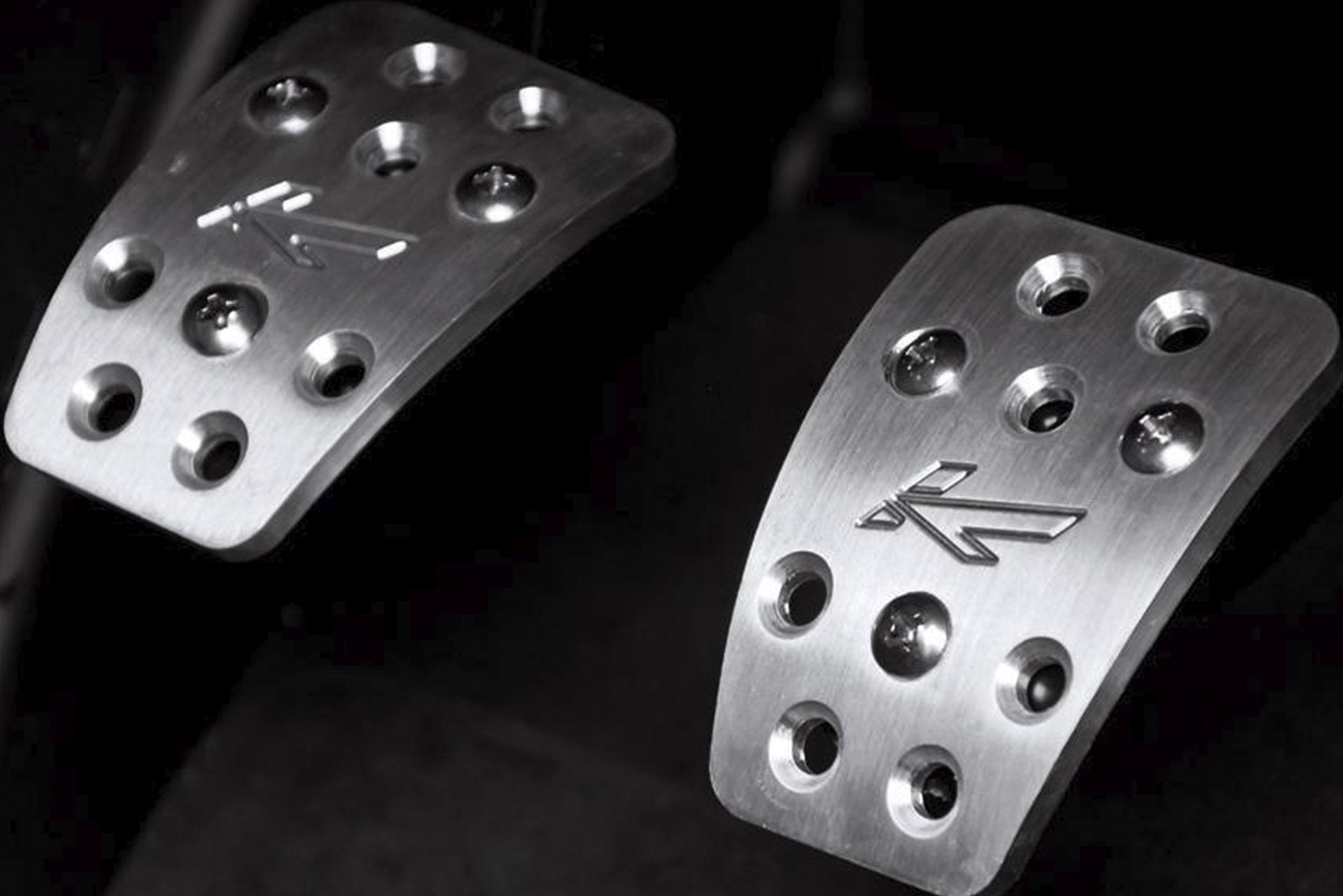 Audi Q7 (2006-2016) Vented Foot Pedals In Machined Aluminium Image 4483
