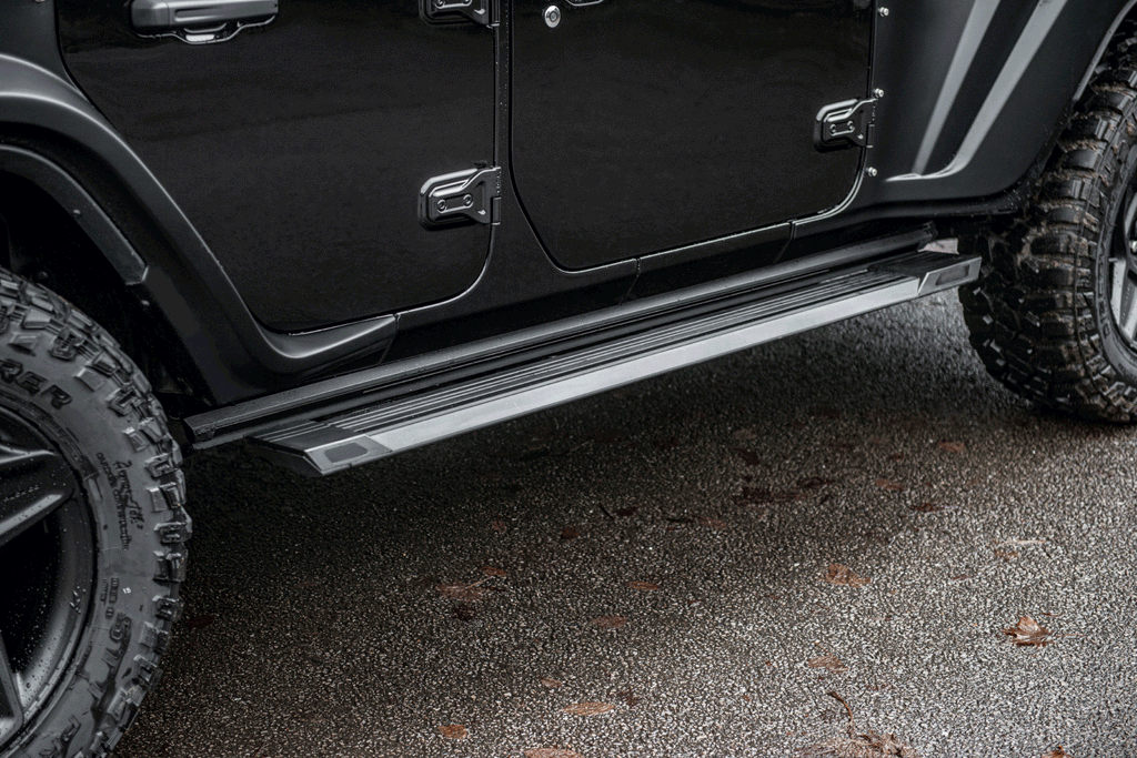 4 Door Electric Side Steps by Kahn Jeep Wrangler JL (2018Present) Project Kahn