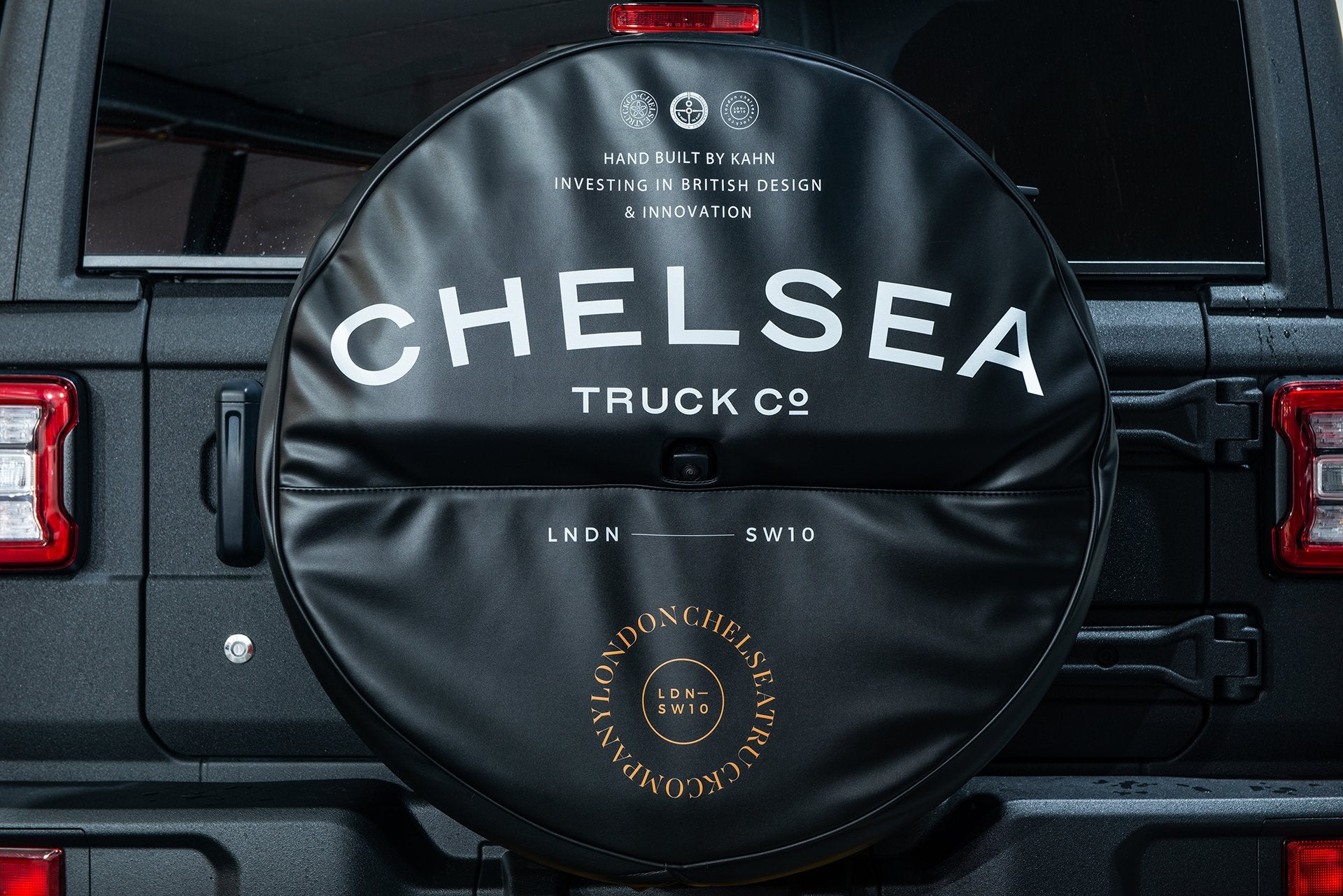 Jeep Wrangler Jl (2018-Present) 2 Door Chelsea Truck Company Spare Wheel Cover by Chelsea Truck Company 