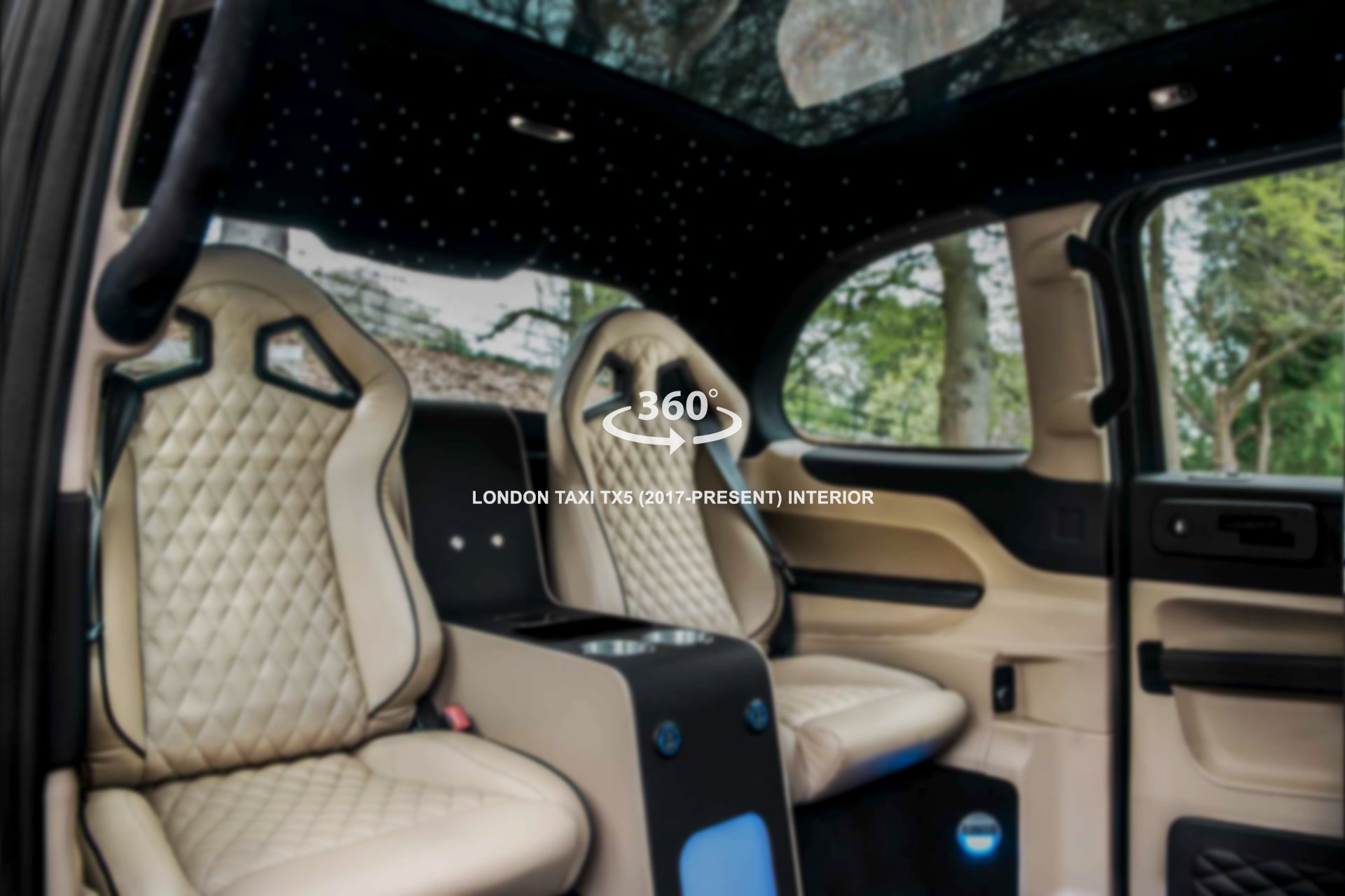 London Taxi TX5 (2017-Present) Leather Interior 360° Tour