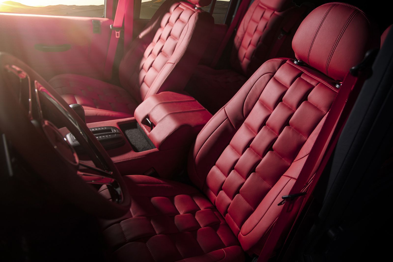 Land Rover Defender 90 (1991-2016) Leather Interior by Chelsea Truck Company on sale