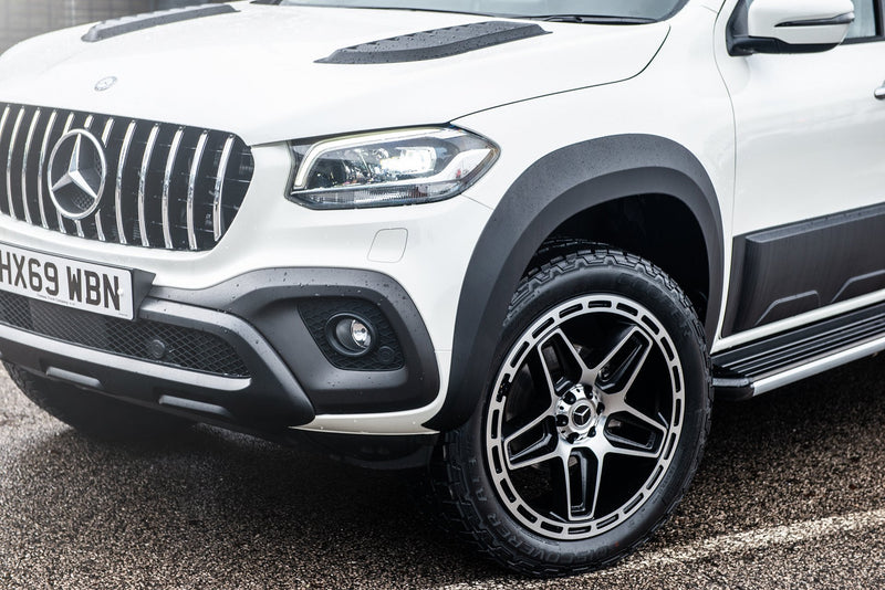 Close Up Shot Of Mercedes Benz X-Class (2019-Present) Bodyguard Wheel Arches by Kahn