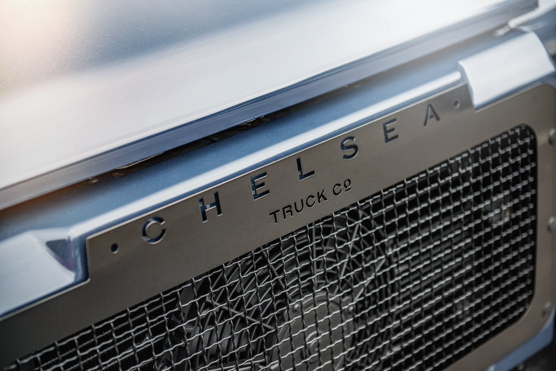 Land Rover Defender 110 (1991-2016) Front Grille Stainless Steel Mesh ...