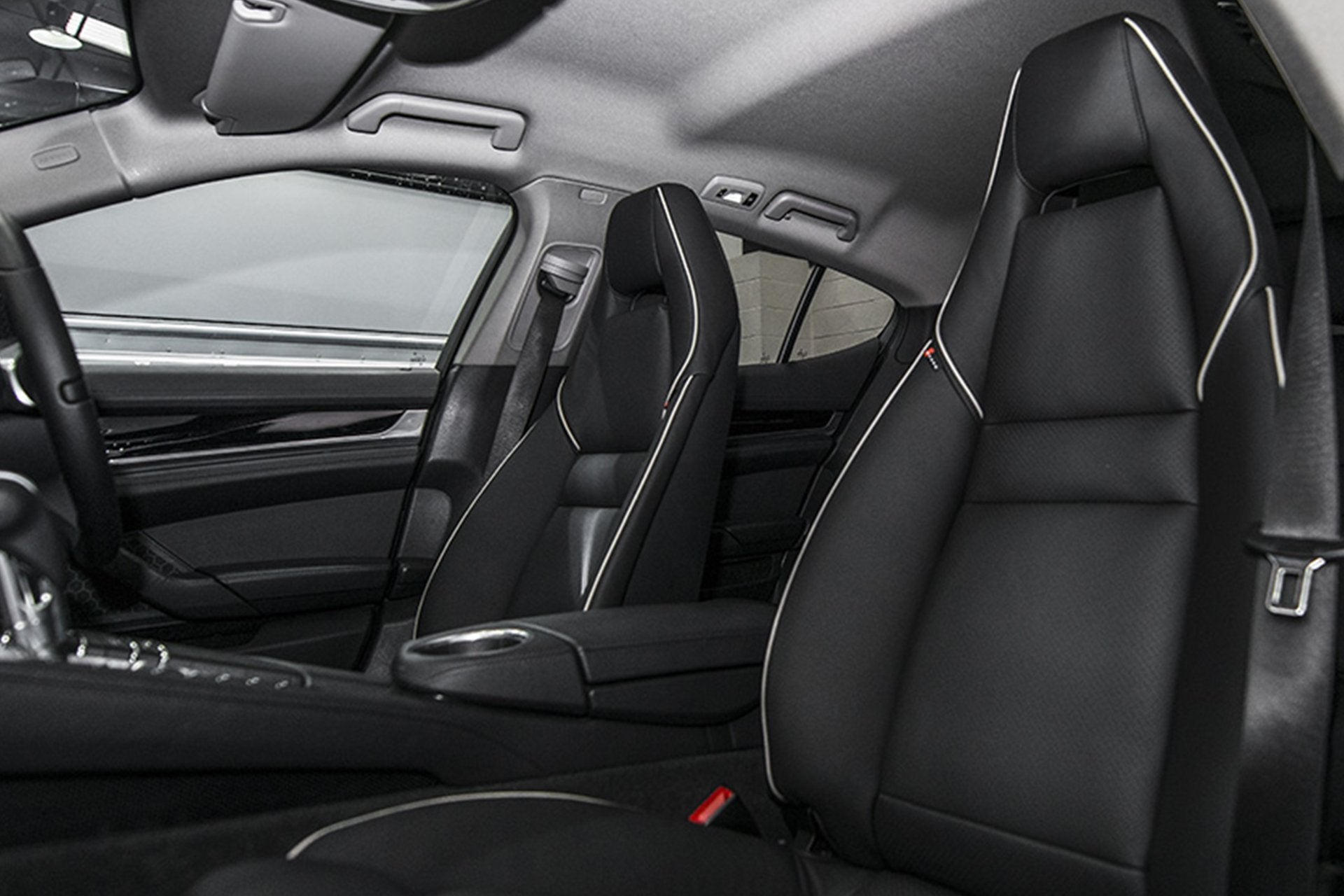 wider view of the Porsche Panamera (2010-2016) Leather Interior by Kahn on sale