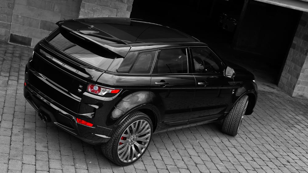 Land Rover Range Rover Evoque (2011-2018) Le Exterior Body Styling Pack by Kahn On Black Range Rover 