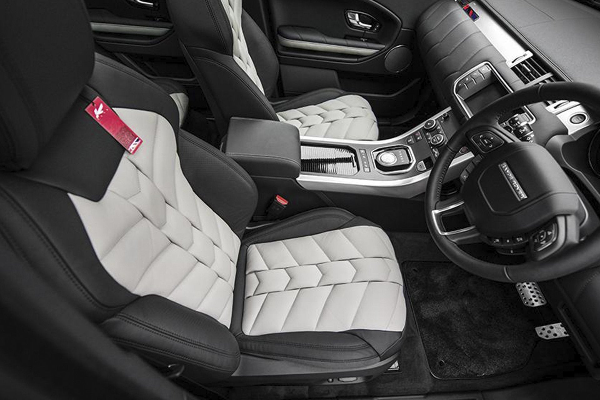 OMAC All-weather Rubberen Vloermatten – 4-delig – Compatibel Met Land Rover Evoque 2011-2018 – 3D-pasvorm – Hoge Opstaande Rand – Zwart