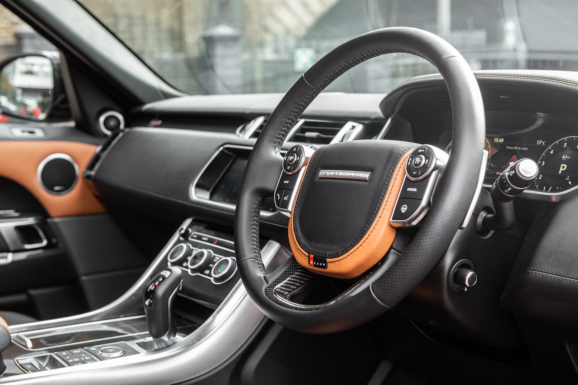 Range Rover Sport SVR (2018-Present) Black & Tan Leather Interior ...