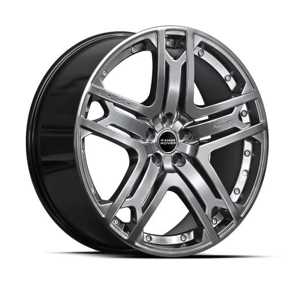Side View Of Range Rover Sport SVR Light Alloy Wheels