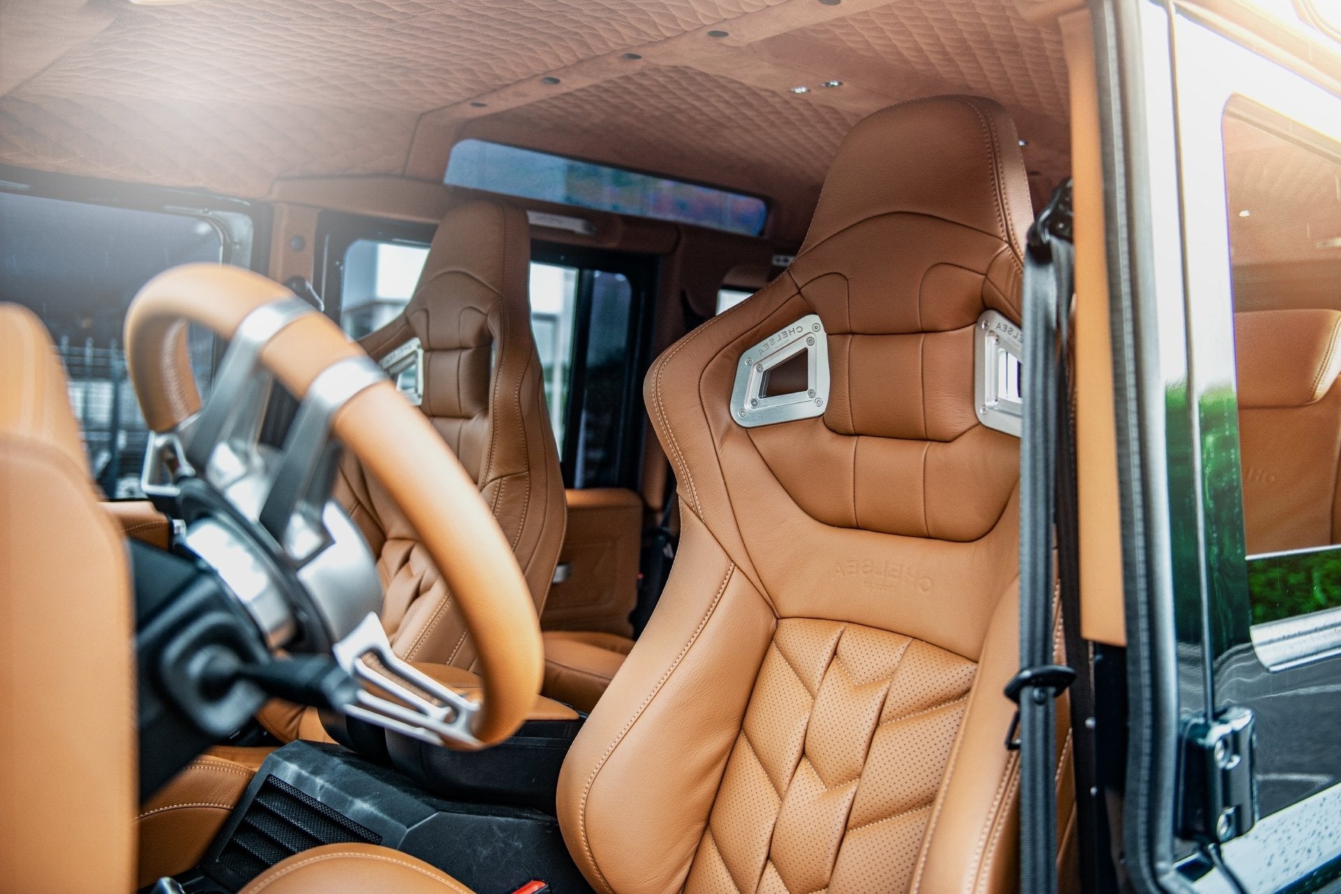 Land Rover Defender 110 (1991-2016) Leather Interior - Project Kahn