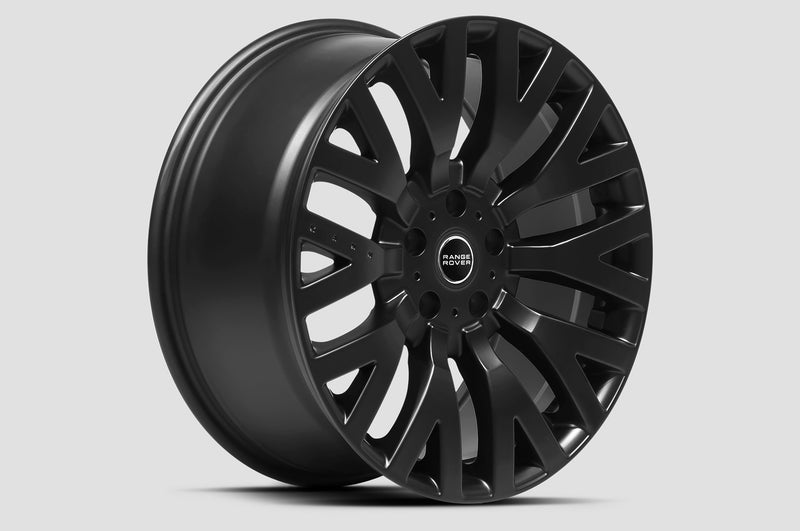 The Range Rover Sport With The Satin Black Range Rover Wheels Tailored By Kahn 