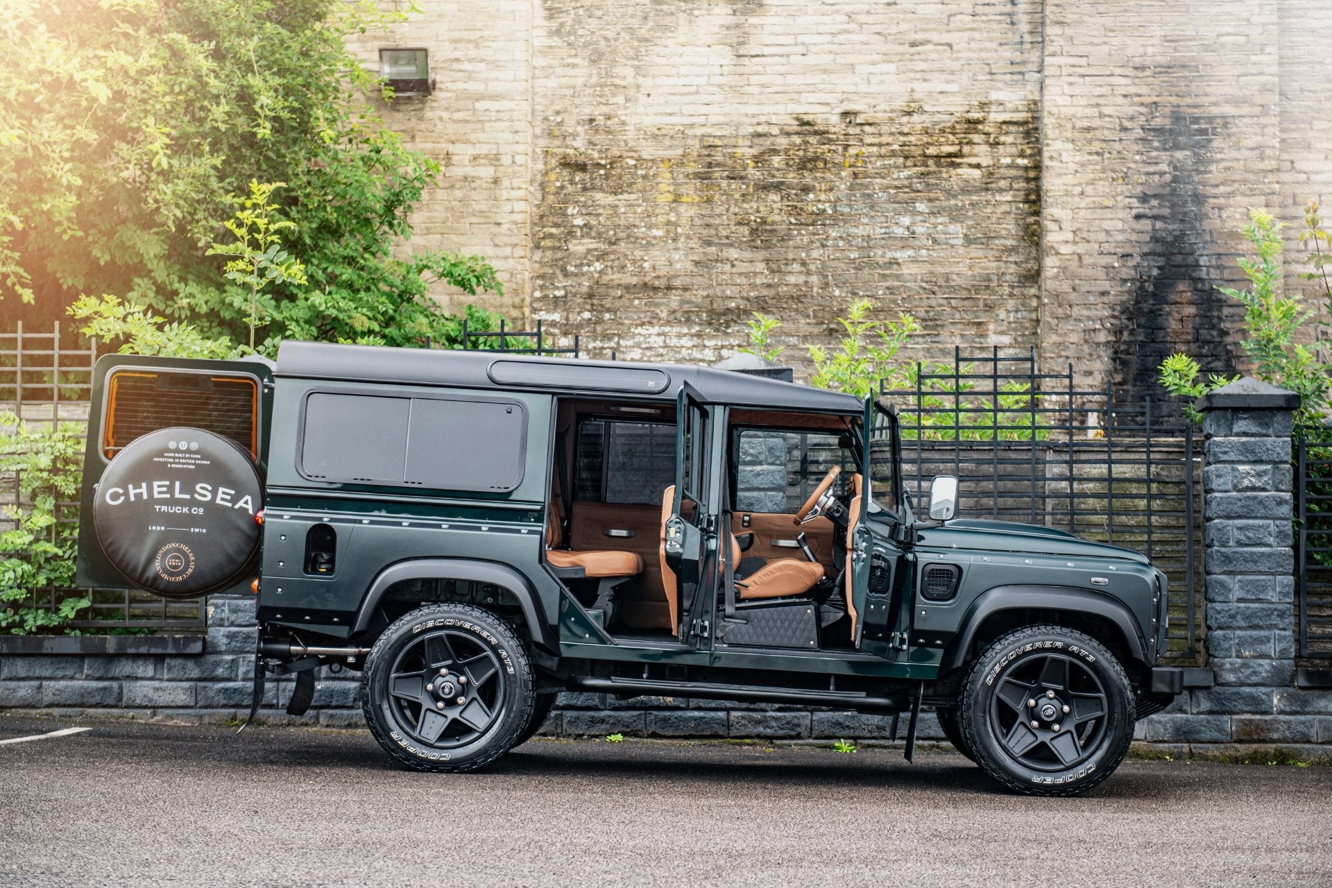Land Rover Defender 110 Conversion Green Exterior by Project Kahn