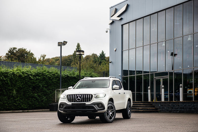 Wider View Of Mercedes X-Class (2019-Present) Gt Front Grille by Kahn